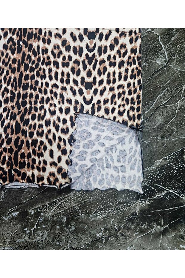 leopar şortlu takım - 4