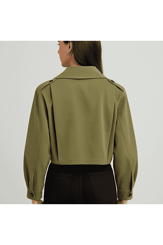 PİLE DETAYLI TRENC - 4