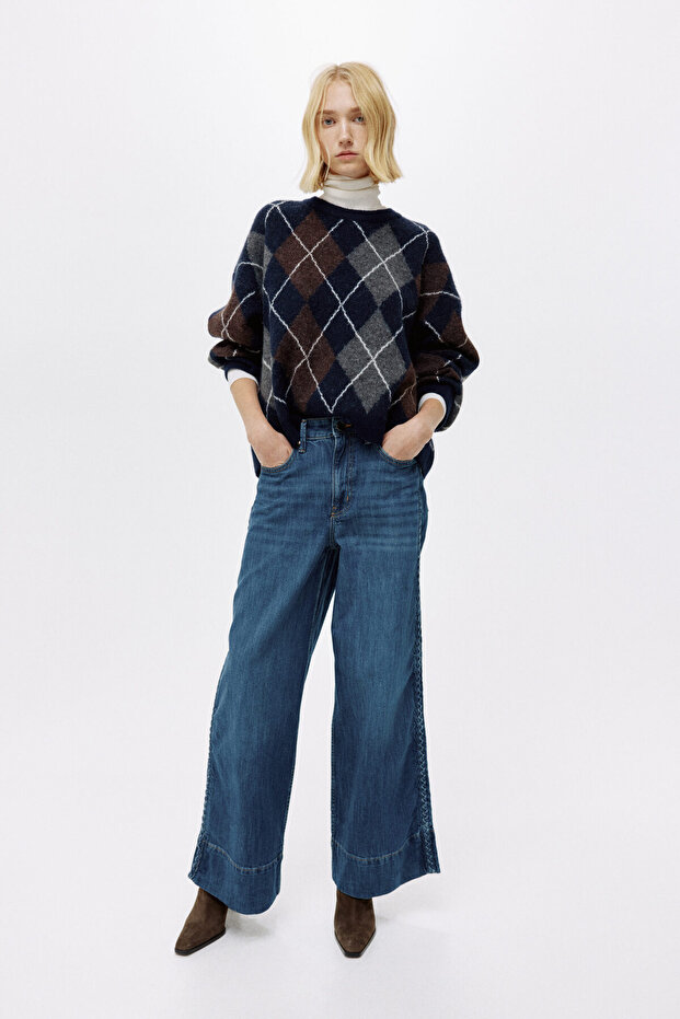 Wide High Jeans - 1