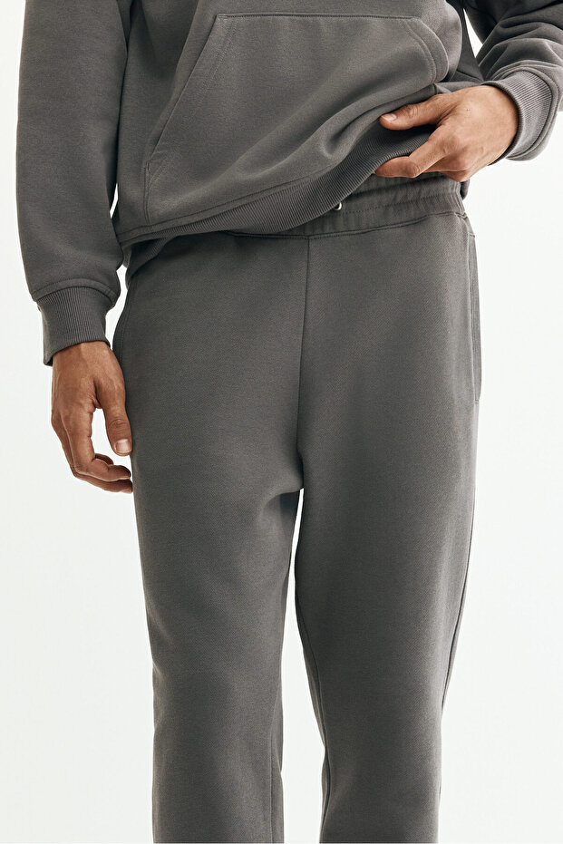 Daralan Paçalı Eşofman Altı Regular Fit - 2