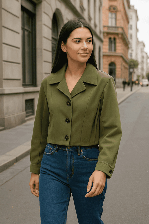 PİLE DETAYLI TRENC - 5