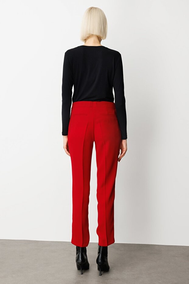 Dar Paça Krep Pantolon - 4