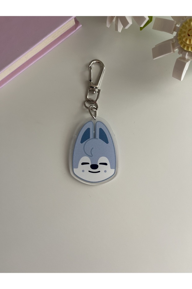 Stray Kids Kpop Skzoo Wolf Chan (Bang Chan) Keychain / Bag Charm