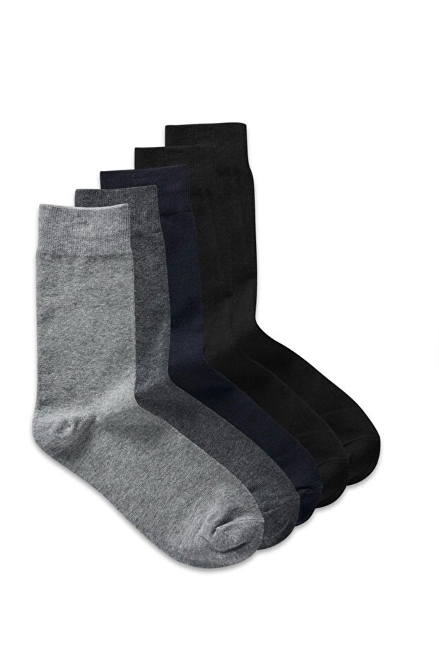 5 Pairs Economical Pack Men's Socks