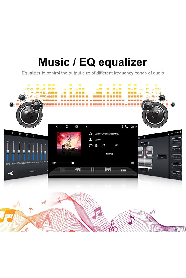 E-COM 9" Android Car GPS System - Full HD, WiFi, Bluetooth, 4GB RAM - EC-9464A - 4