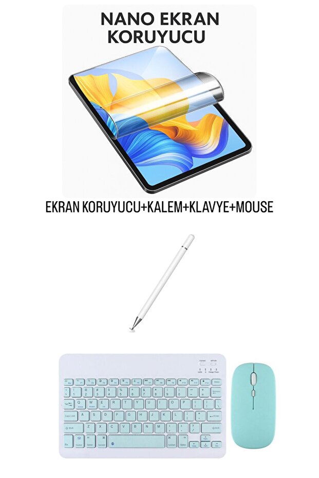 Casper VIA S20 Uyumlu Ekran Koruyucu Klavye Mouse Set - 1
