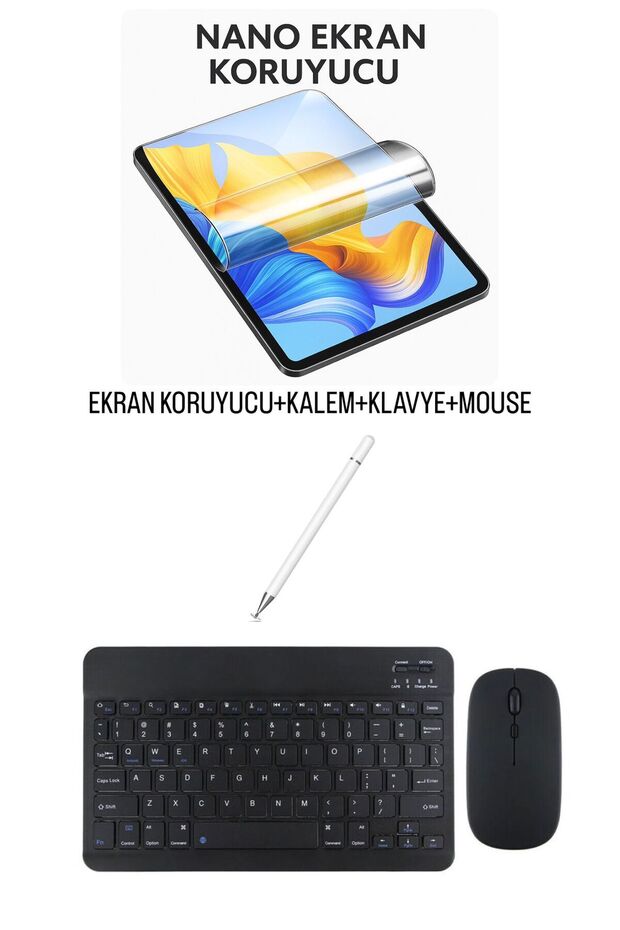 Casper VIA S20 Uyumlu Ekran Koruyucu Klavye Mouse Set - 1