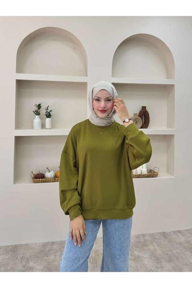 Plain Basic Sweat - 1