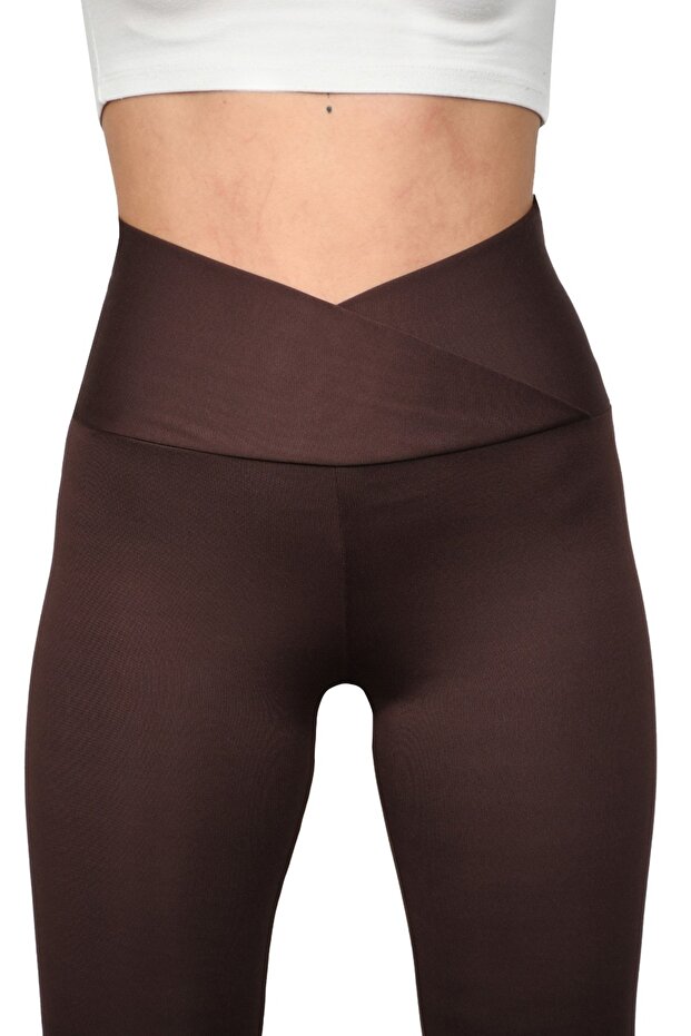 Şardonlu Çapraz Model Tayt - 3