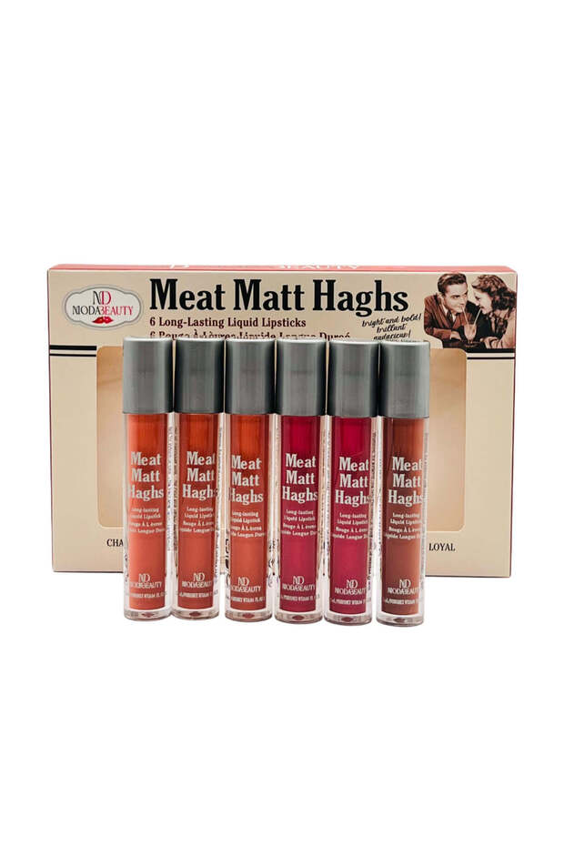 مجموعة أحمر الشفاه السائل غير اللامع طويل الأمد - 1