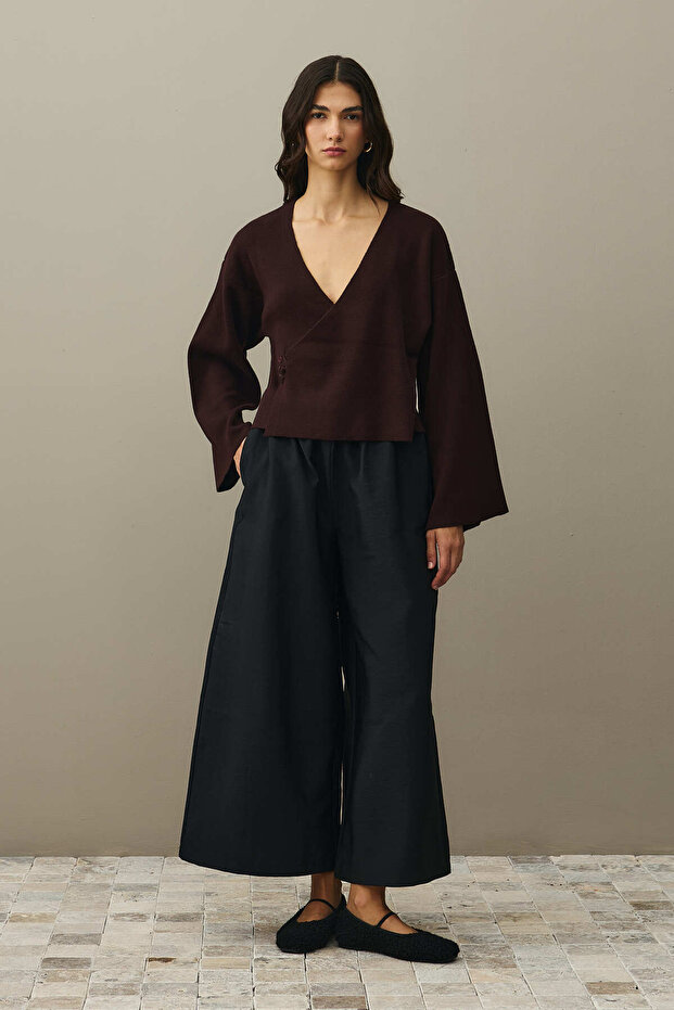 Kimono Hırka Mürdüm - 2