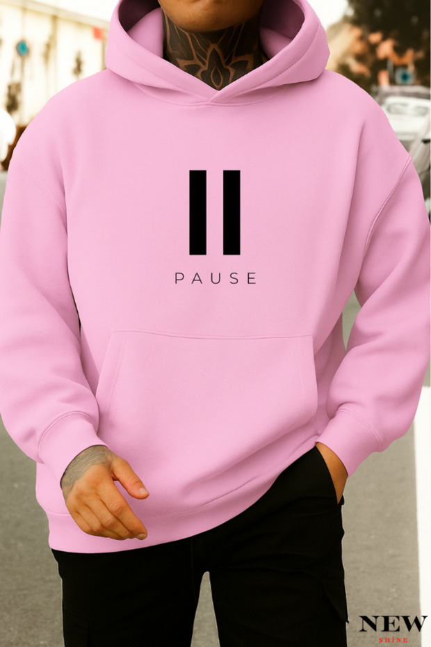 سويت شيرت مطبوع من Pause