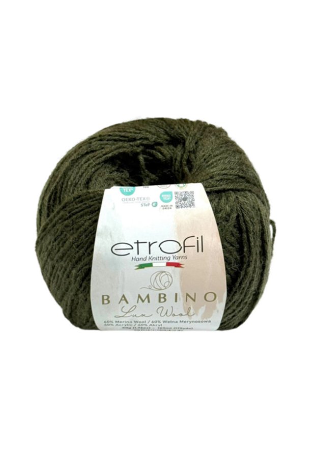 Bambino – 60% Merino Wool 40% Acrylic, 50 g / 160 m Soft Knitting Yarn 70702- 1 Piece