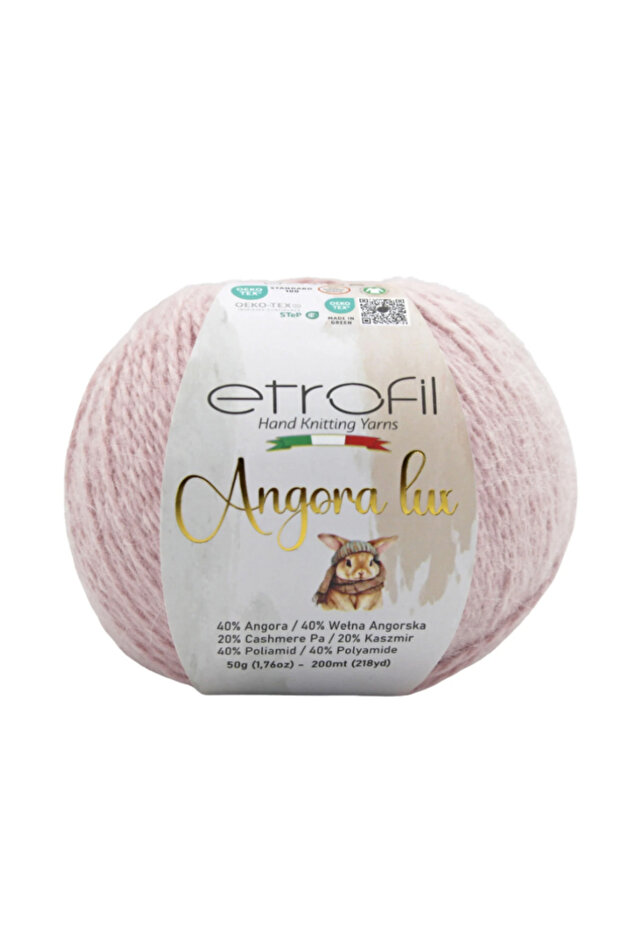 Angora Lux Wool 45% Angora Lux 55% Polyamide 50 g Fine Knitting Yarn Soft 70338- 1 Piece