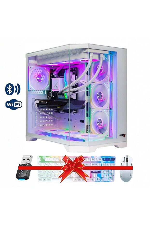 Gaming i5-14700F, RTX 5070Ti 16GB, 32GB DDR5, 1TB NVMe, 360mm Watercooler, 700W, Win 11 Pro - 1