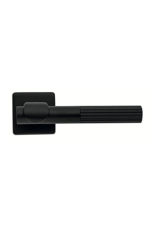 1005.04 Matte Black Door Handle Set | Room Type Interior Door Handle Set