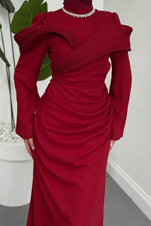 Ocalips Abiye Bordo - 3