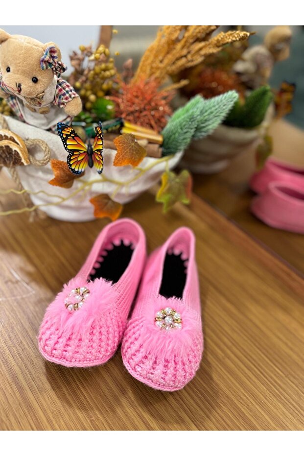 El Yapımı Örme Çocuk Patik - 2