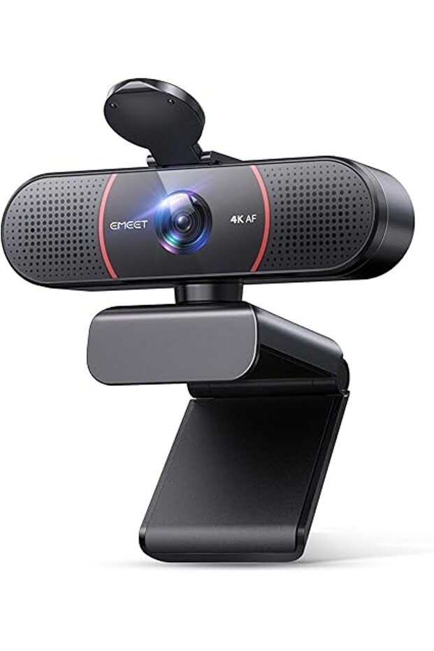 4K Webcam for PC, 4K UHD Sony Sensor, PDAF Auto Focus, Dual AI Noise-Cancelling Mics, Auto Light Cor