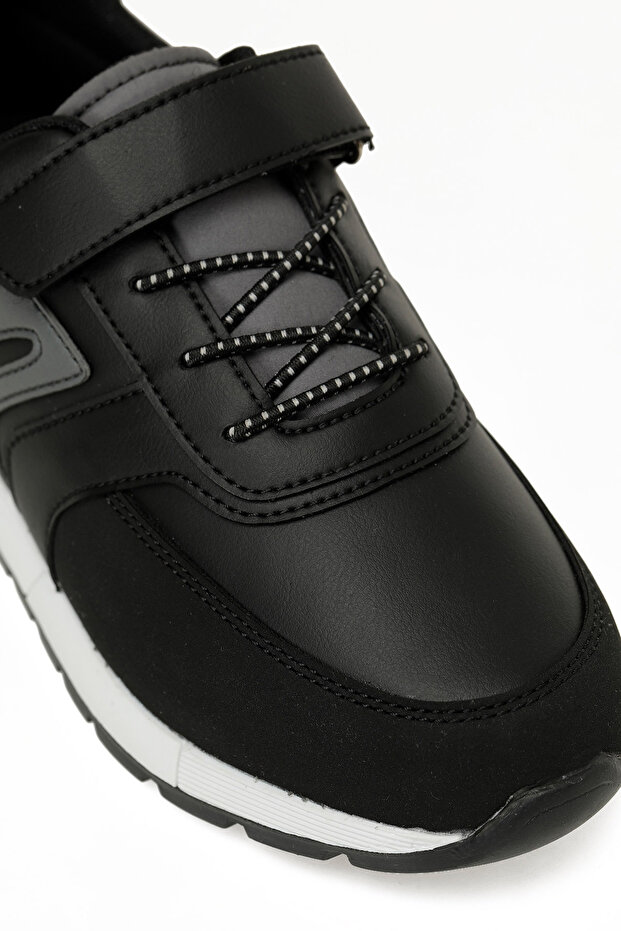 OZESY.F5PR Siyah Erkek Çocuk Sneaker - 7
