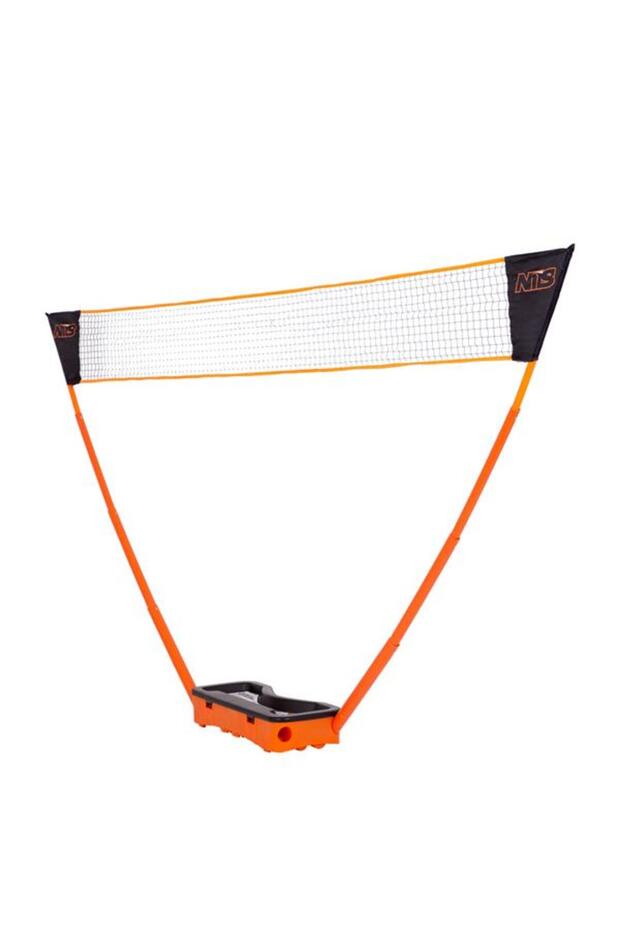 ZSB1 BADMITON SET 2 RACKETS + 2 SHUTTLES + NET + NILS CASE - 8