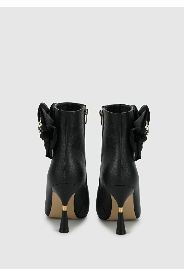 Siyah Kadın Bootie - 4