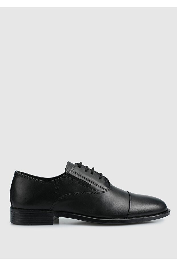 Black Leather Men's Shoes