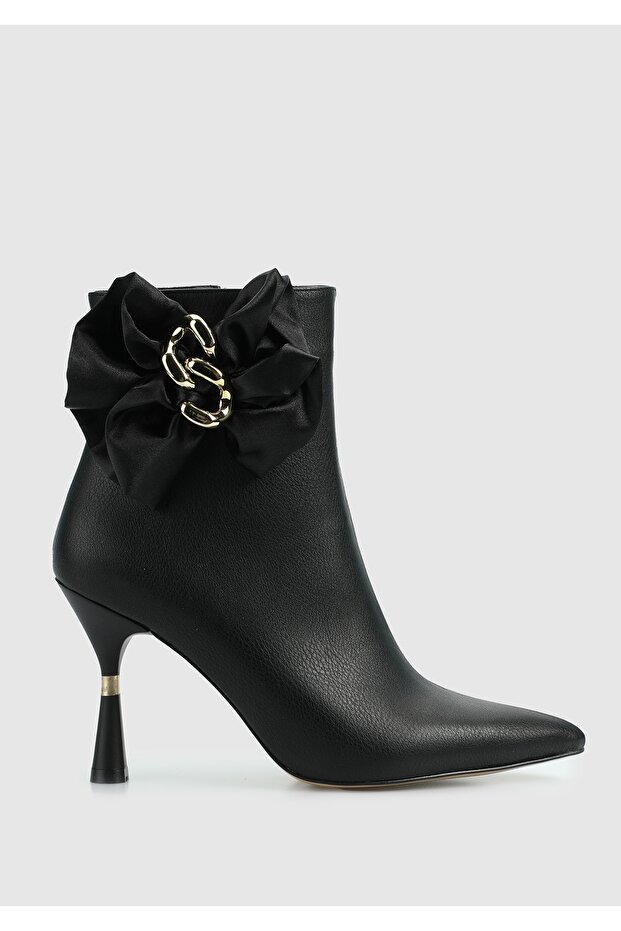 Siyah Kadın Bootie - 1
