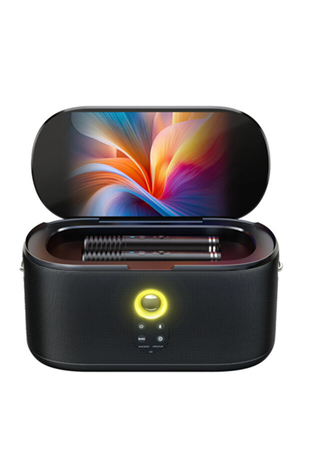 Karaoke Speaker Shell S-1, Portable, Amplified, HD Touch Screen, Wireless Microphone, 20h Bat - 1