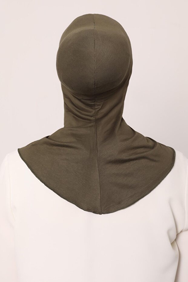 Haki Hijabchi Boyunluklu Bone - 4