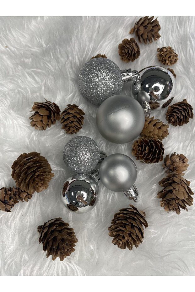 Коледна украса - Сребристо - 19