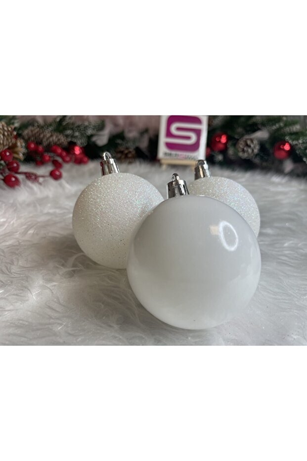 Коледна украса - Бяло - 15