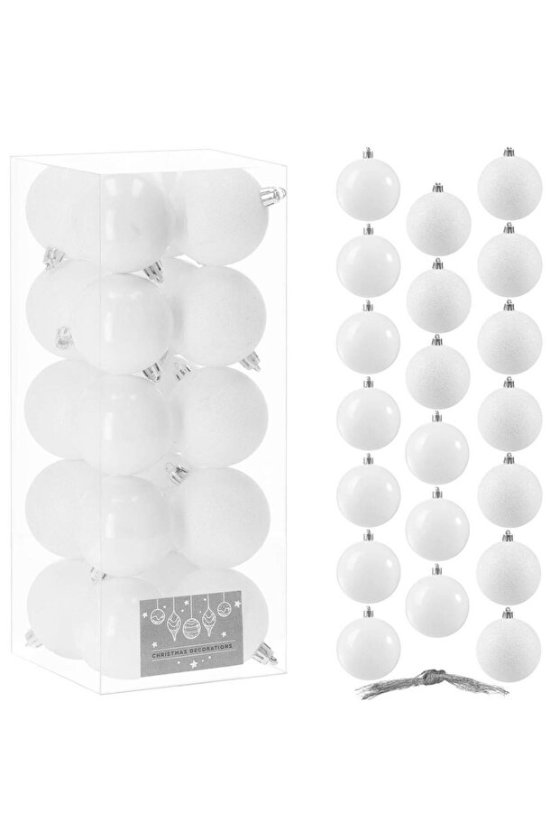 Коледна украса - Бяло - 4