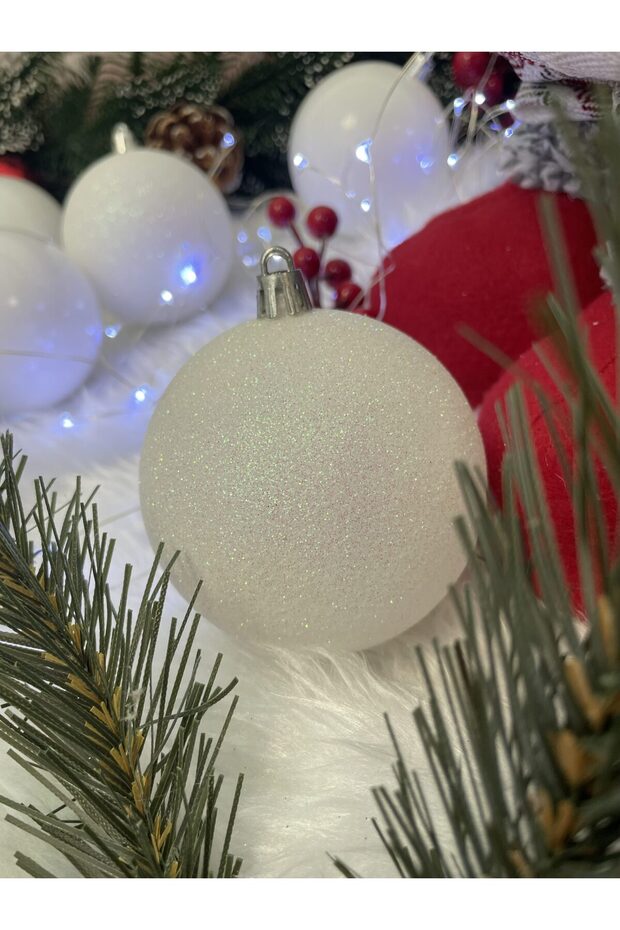 Коледна украса - Бяло - 12