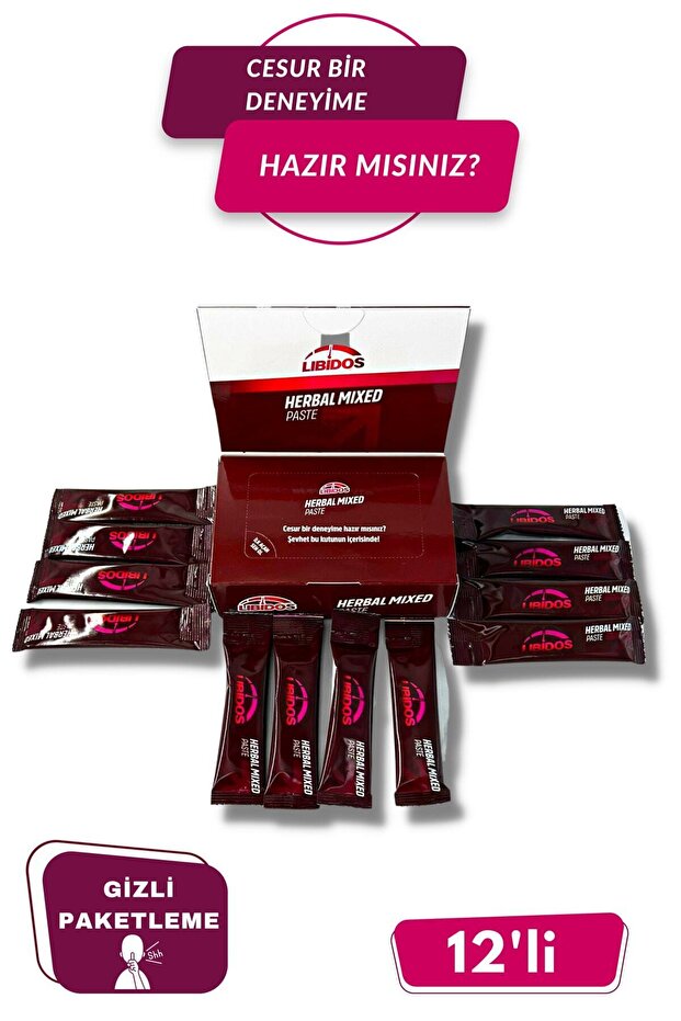 LİBİDOS Themra Yüksek perfonmans ve etkili bitkisel macun 12 *12 gr