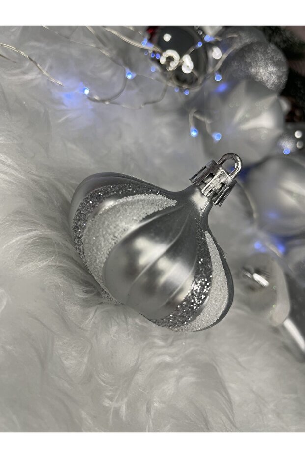 Коледна украса - Сребристо - 23