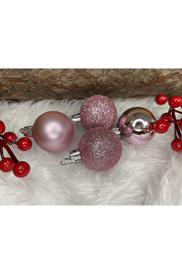 Коледна украса - Розово - 15