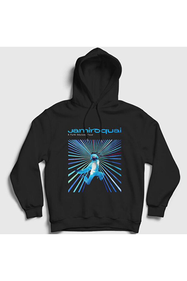 Unisex Black a Funk Odyssey Jamiroquai Hooded Sweatshirt 576207Tt