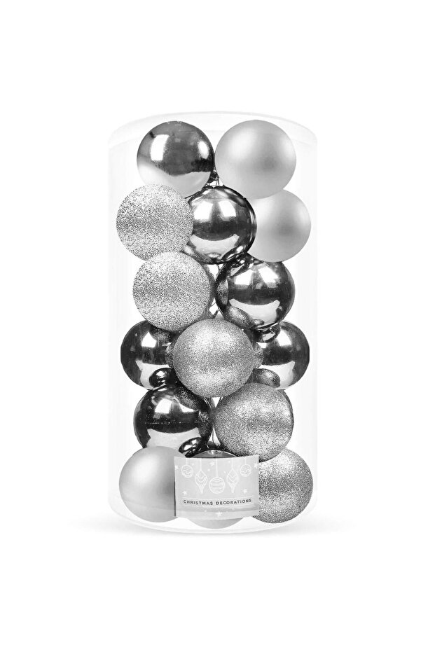 Коледна украса - Сребристо - 1