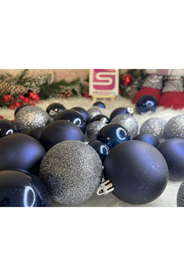 Коледна украса - Морскосиньо - 10