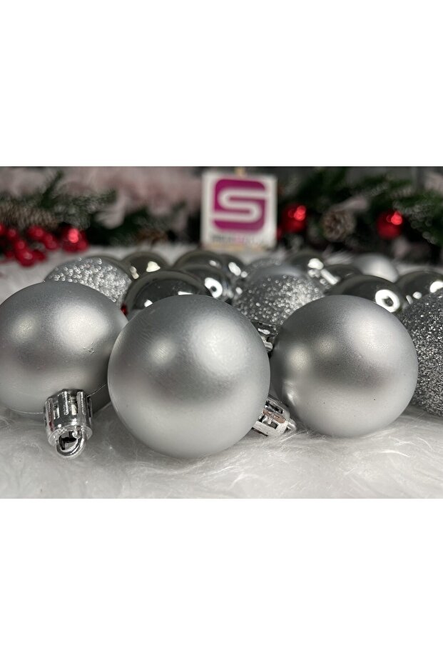 Коледна украса - Сребристо - 13