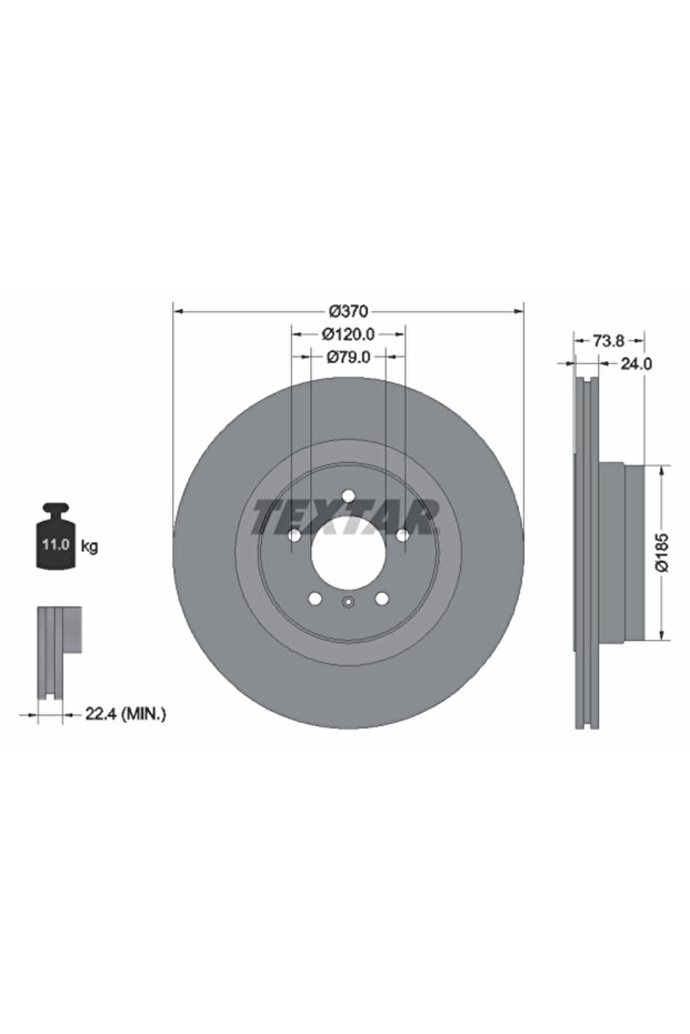 Спирачен диск BMW 7 - 1
