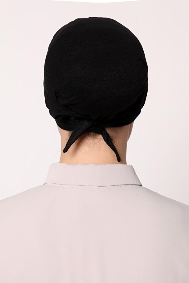 Siyah Battal Kalıp Bone - 4