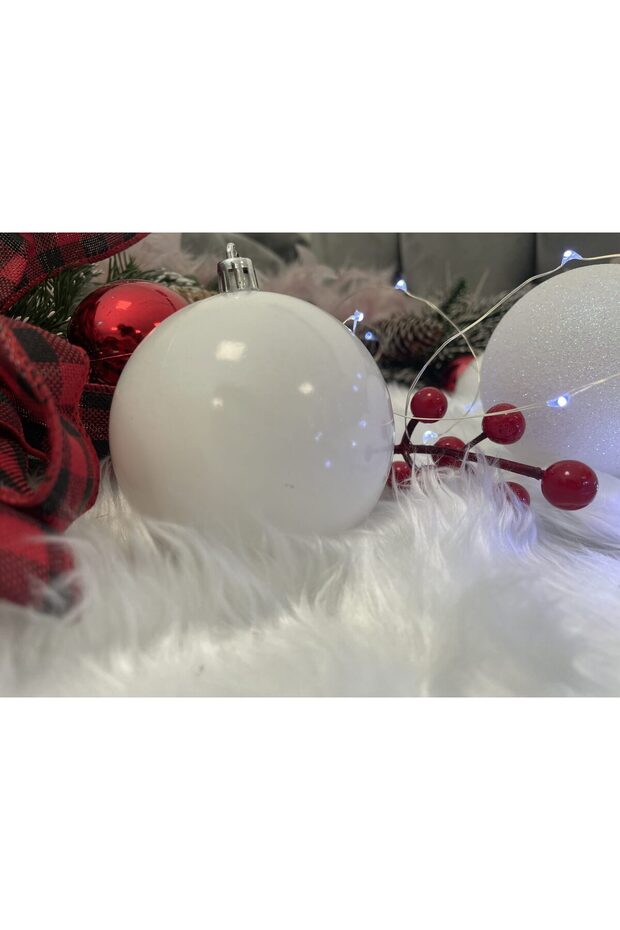 Коледна украса - Бяло - 13