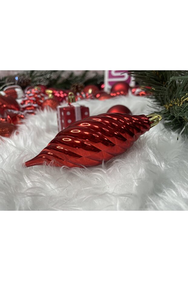 Коледна украса - Червено - 19
