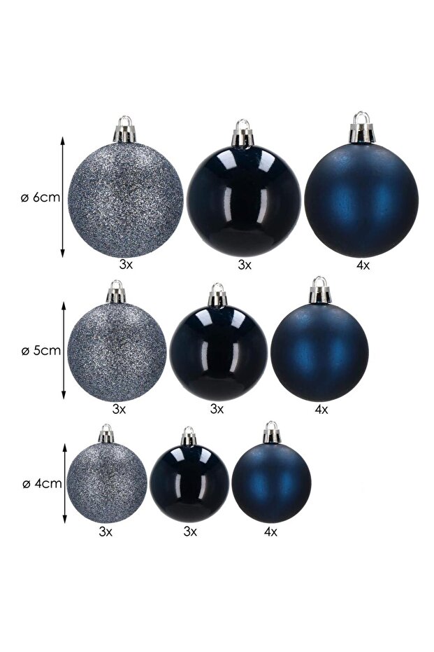 Коледна украса - Морскосиньо - 6