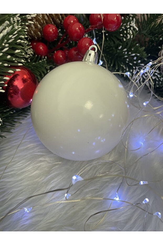 Коледна украса - Бяло - 10