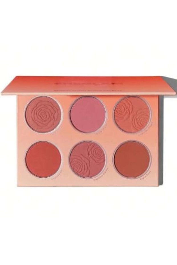 - Floral Flush Blush Palette Multiple Colors, 6 Colors