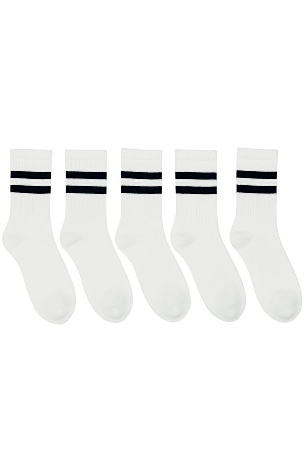 5 Pack of Towel-Coated Cotton Children's Socks