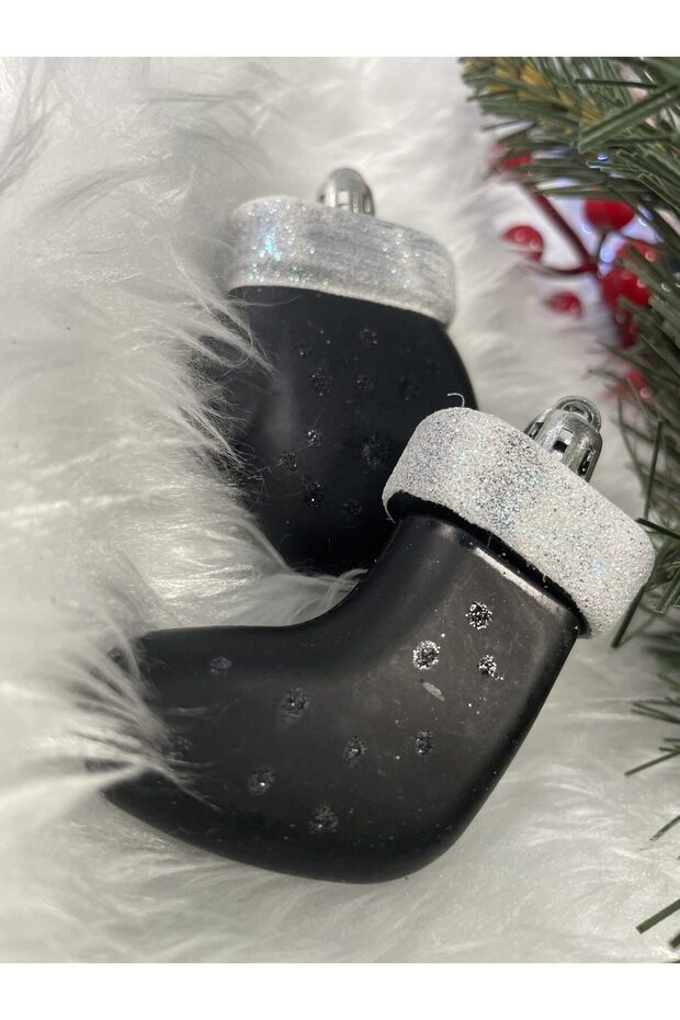 Коледна украса - Черно - 20
